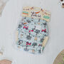 Tractor Pattern All In Two Reusable Nappy, thumbnail 1 of 5