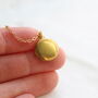 Tiny Small Round Locket Personalised Photo Necklace, thumbnail 7 of 10