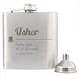 Personalised Wedding Party Hip Flask, thumbnail 5 of 5