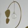 Brass Leaf Hanging Mobile, thumbnail 5 of 6