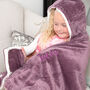 Children's Personalised Hooded Sherpa Blanket, thumbnail 5 of 11