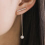 Henna Crystal And Pearl Ear Jackets, thumbnail 1 of 6