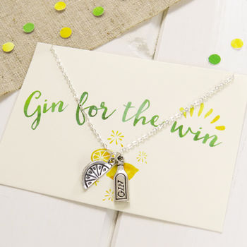 'Gin For The Win' Necklace, 4 of 5