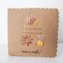 Embroidery Birthday Cards Kit – Pack Of Three Or Six With Envelopes, Hand Embroidery, thumbnail 6 of 8