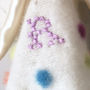 Personalised Cashmere Baby Comfort Blanket With Silk, thumbnail 8 of 11