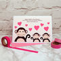 'Little Monkey' Personalised First Mothers Day Card, thumbnail 2 of 4