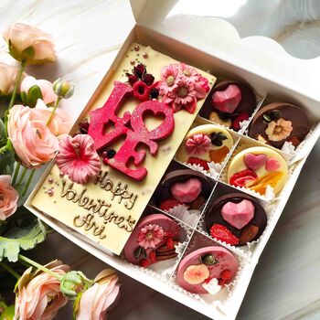 Valentines Chocolate Gift Idea, Personalised Vegan Love, 4 of 9