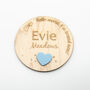 Hello World Baby Name Announcement Plaque Acrylic, thumbnail 7 of 12