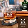 Personalised Monogram Birthday Scotch Whisky Glass, thumbnail 8 of 12