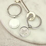 Personalised 70th Birthday Sixpence Coin Keyring, thumbnail 6 of 7