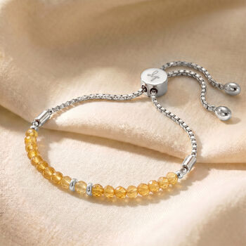 November Birthstone Citrine Bracelet, 5 of 7