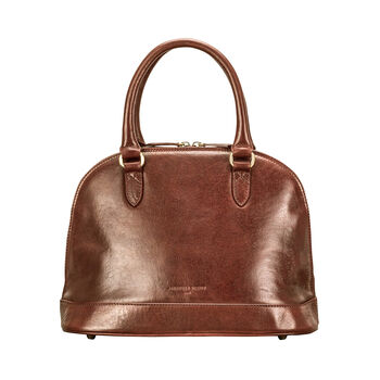 Ladies Classic Leather Handbag 'Rosa', 5 of 12