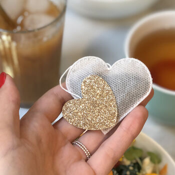 Sweet Handmade Heart Shaped Tea Bags, 2 of 5