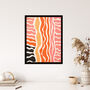 Sand After The Sea Two Abstract Waves Wall Art Print, thumbnail 4 of 6