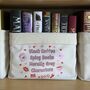 Black Coffee And Morally Grey Characters Book Basket – Large Canvas Storage For Spicy Book Lovers, thumbnail 2 of 3