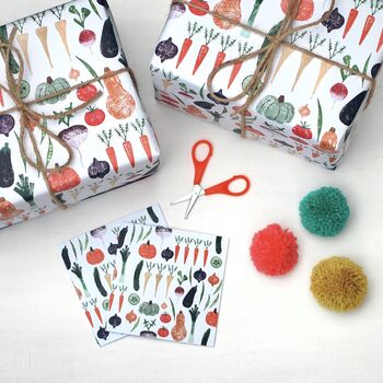 Vegetable Patch Wrapping Paper, 4 of 4