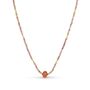 Coral And Pink Natural Stone Necklace, thumbnail 1 of 2