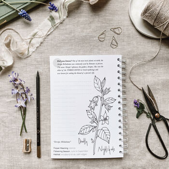 Colouring Wildflower Notebook, 9 of 11