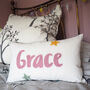 Personalised Name Cushion With Stars, thumbnail 6 of 7