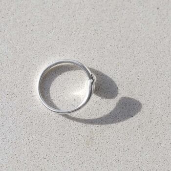 Sterling Silver Adjustable Flow Ring, 5 of 8
