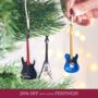 Personalised Guitar Christmas Tree Decoration, thumbnail 1 of 8