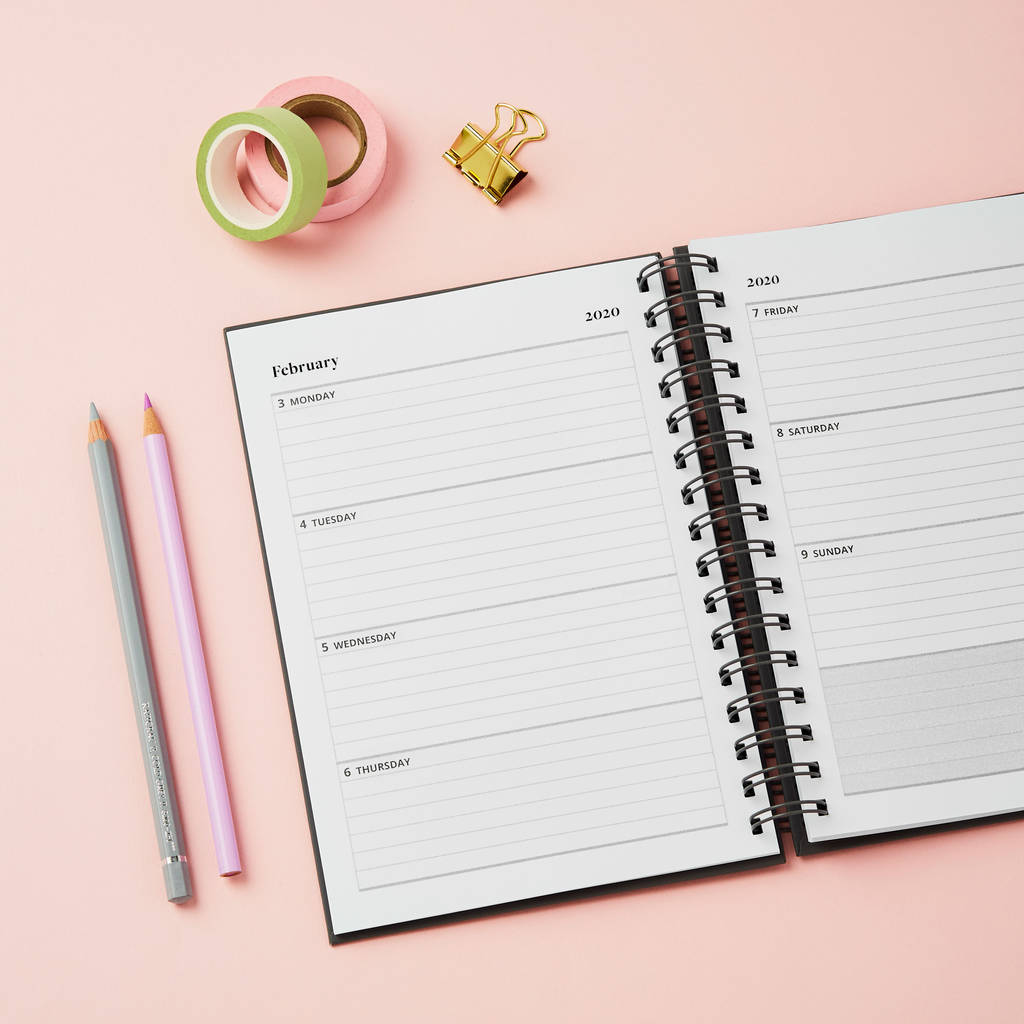 decorative mid year or academic diary by martha brook