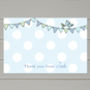 Personalised Thank You Bunting Notecards, thumbnail 2 of 3