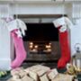 Personalised Handmade Merino Christmas Stocking, thumbnail 6 of 9