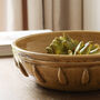 Large Ochre Decorative Bowl, thumbnail 3 of 3