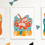 'Stay Weird' Kids Octopus Positive Message Print, thumbnail 1 of 2