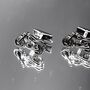 Motorcycle Cufflinks Gift For Men Black Stainless Steel Motor Gift, thumbnail 3 of 5