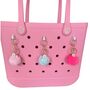 Save 20%! Stylish Leopard Print Tote Bags, Always In Fashion! Includes Initial Charm, thumbnail 6 of 12