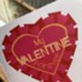 My Valentine Forever Rosette Card, thumbnail 2 of 3