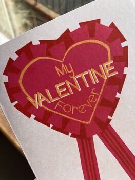 My Valentine Forever Rosette Card, 2 of 3