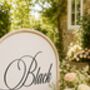 Personalised Wedding Mirror Calligraphy Vinyl Decal, thumbnail 8 of 13