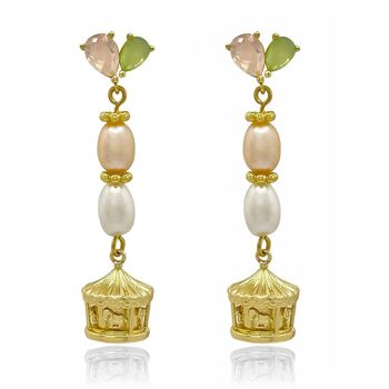 Covent Garden Carousel Earrings, 2 of 4