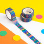 Crazy Stripes Colourful Washi Tape, thumbnail 1 of 3