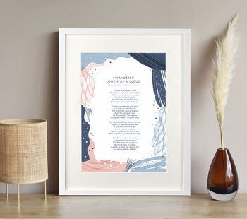 Modern Abstract Personalised Poem Print, 4 of 7