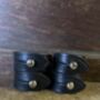 Slim Leather Napkin Rings, thumbnail 2 of 7