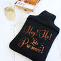 'Let's Prosecco' Hot Water Bottle Cover, thumbnail 1 of 5