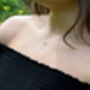 Tiny Friesian Cow Necklace, thumbnail 3 of 5