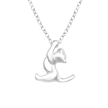 Sterling Silver Cat Necklace In A Gift Tin, 2 of 11