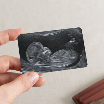 Personalised Photo Wallet Keepsake Fathers Day Card From Bump, 2 of 2