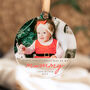 Personalised First Christmas As A Mummy Bauble Photo Keepsake, thumbnail 6 of 6