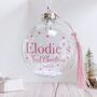Personalised Starry Christmas Bauble, thumbnail 3 of 4