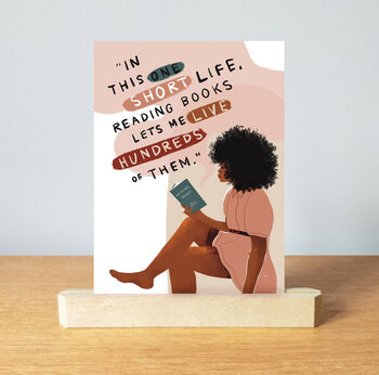 'What Reading Means' 12 Book Lover Postcard Set, 4 of 7