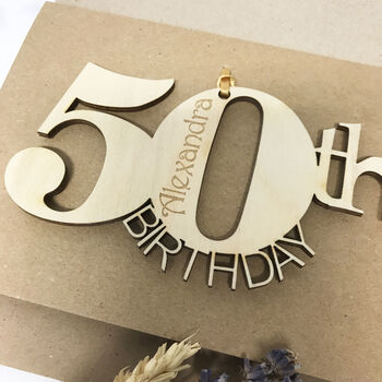 Personalised 50th Birthday Card, 12 of 12