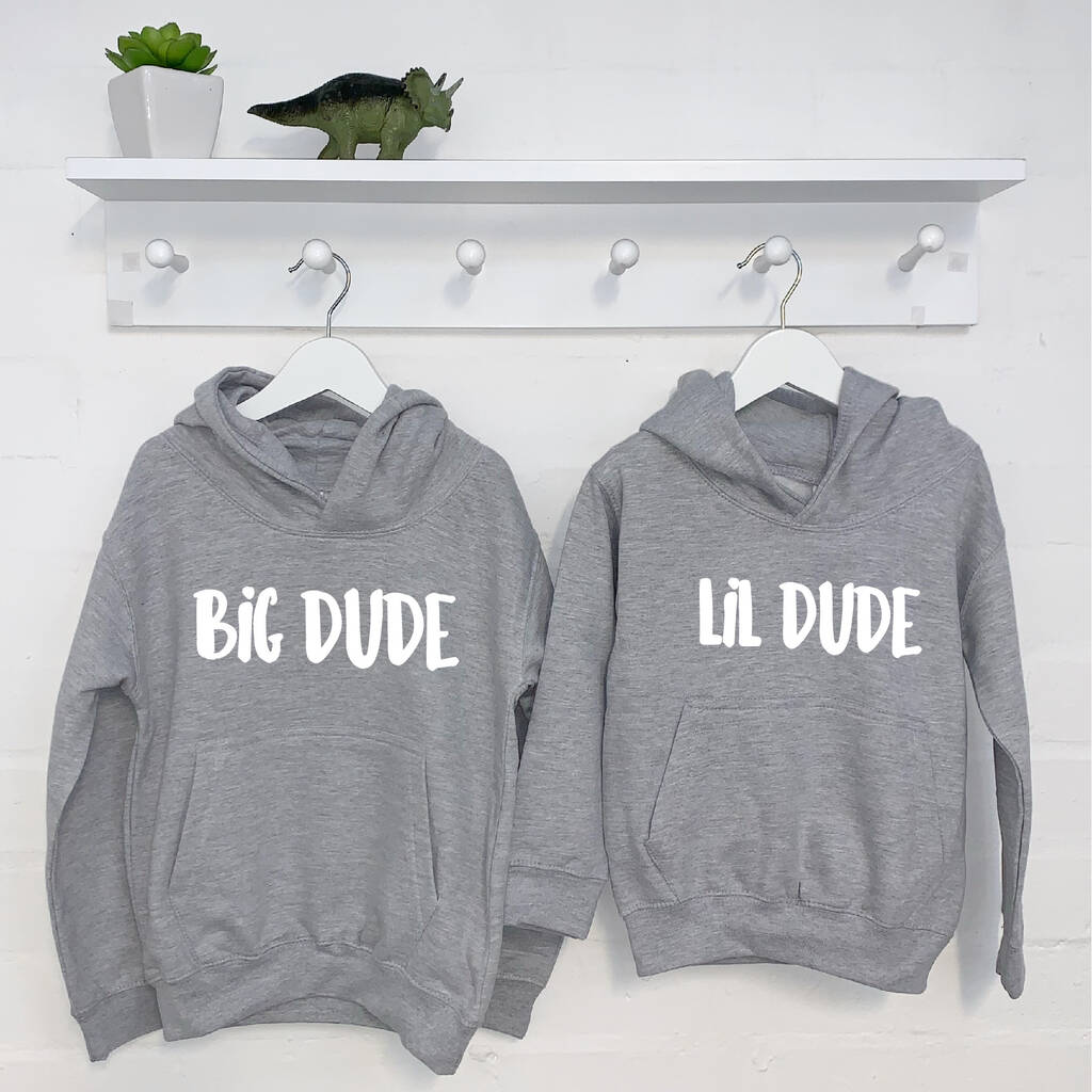 Big Dude Lil Dude Hoodie Set By Lovetree Design