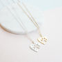Personalised Paw Print Heart Necklace, thumbnail 10 of 11