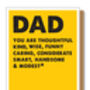 Funny Happy Father's Day Card, thumbnail 3 of 4
